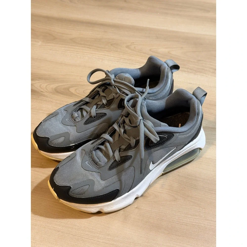 Nike Air Max 200 Grey 7.5 Mens CK4979-991 Lifestyle Sneakers Running Shoes
